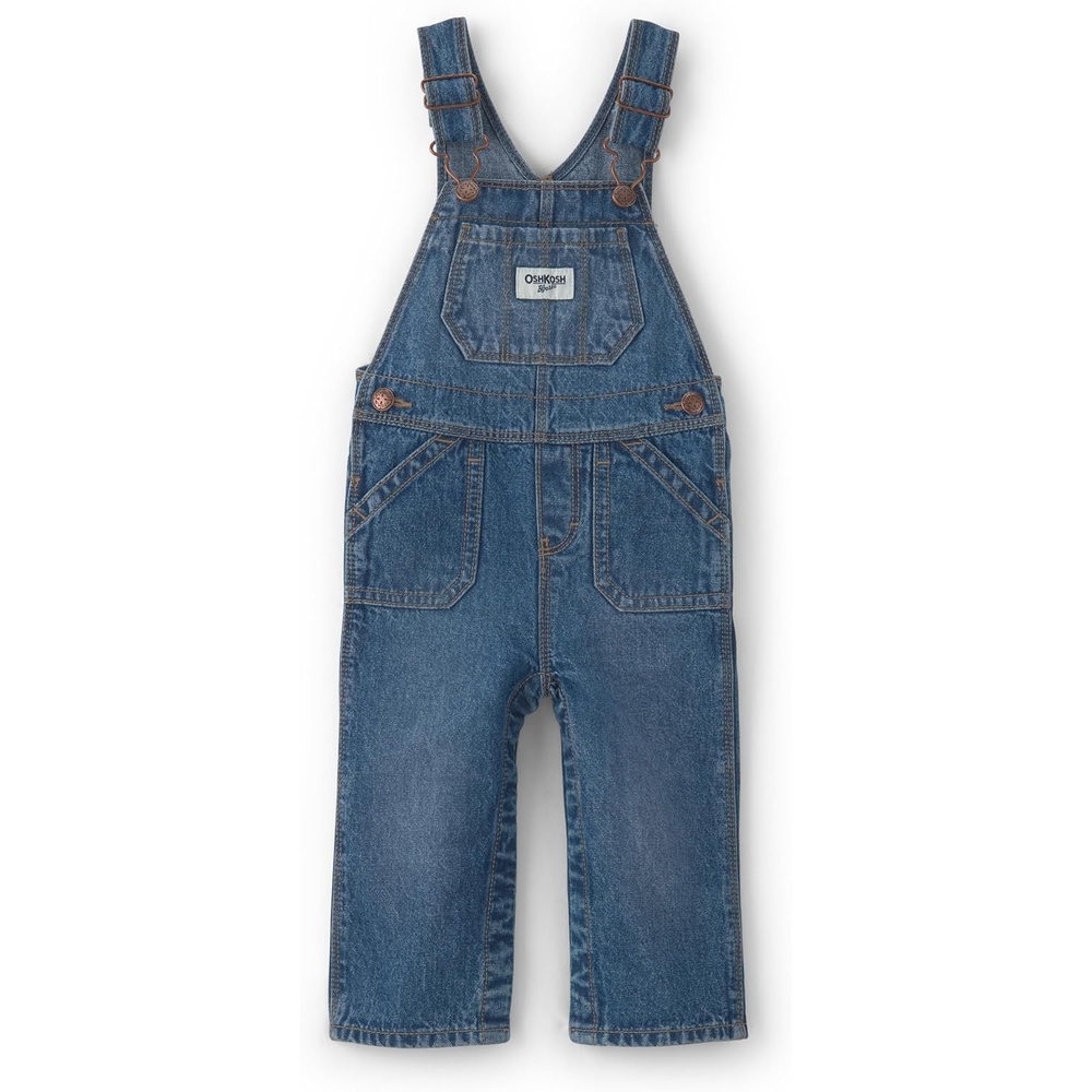 imageOSHKOSH BGOSH babygirls Worlds Best OverallsBlue Denim