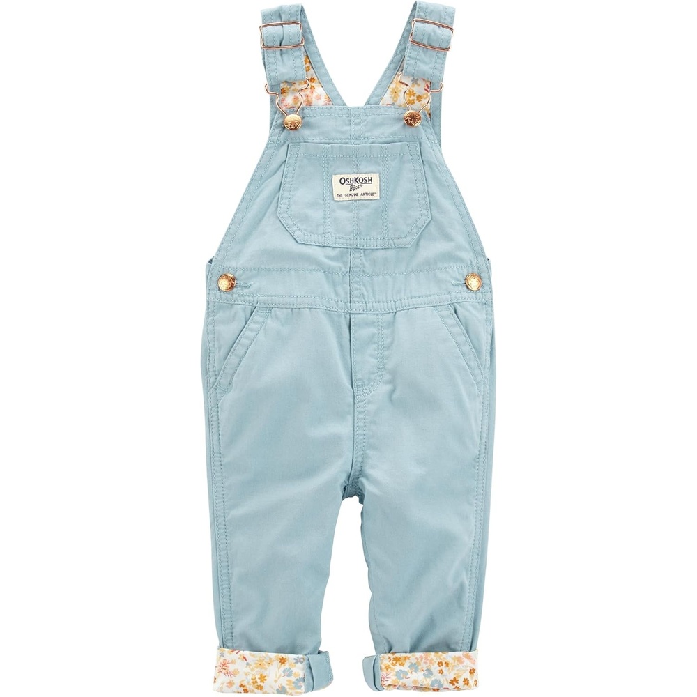 imageOSHKOSH BGOSH babygirls Worlds Best OverallsGreen Floral