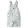 Green/White Stripe Shortall