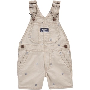 OSHKOSH B’GOSH Baby Boys’ World’s Best Overalls(Khaki Anchor Shortall)