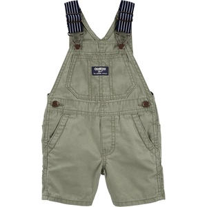 OSHKOSH B’GOSH Baby Boys’ World’s Best Overalls(Olive Shortall)