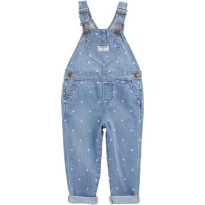 OSHKOSH B’GOSH baby-girls World’s Best Overalls(Blue Heart)