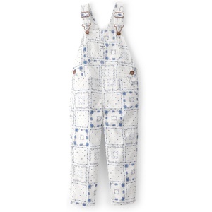 OSHKOSH B’GOSH baby-girls World’s Best Overalls(Blue/Ivory)