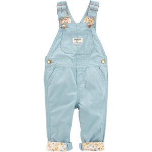 OSHKOSH B’GOSH baby-girls World’s Best Overalls(Green Floral)