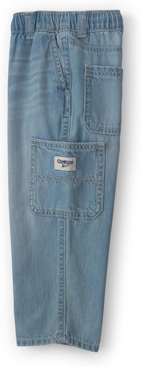 image:imageOshKosh BGosh Baby Boys Carpenter PantLight Wash Denim Blue