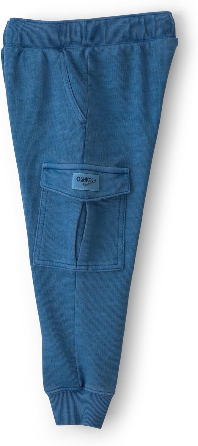 image:imageOSHKOSH BGOSH Boys Fleece JoggersBlue Solid