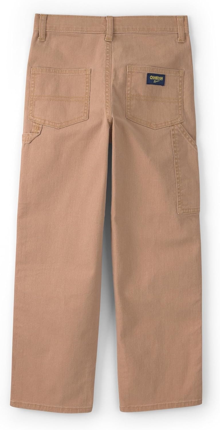 image:imageOshKosh BGosh Boys Slim Stretch Chino PantsKhaki Brown
