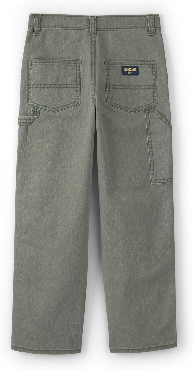 image:imageOshKosh BGosh Boys Slim Stretch Chino PantsOlive Green