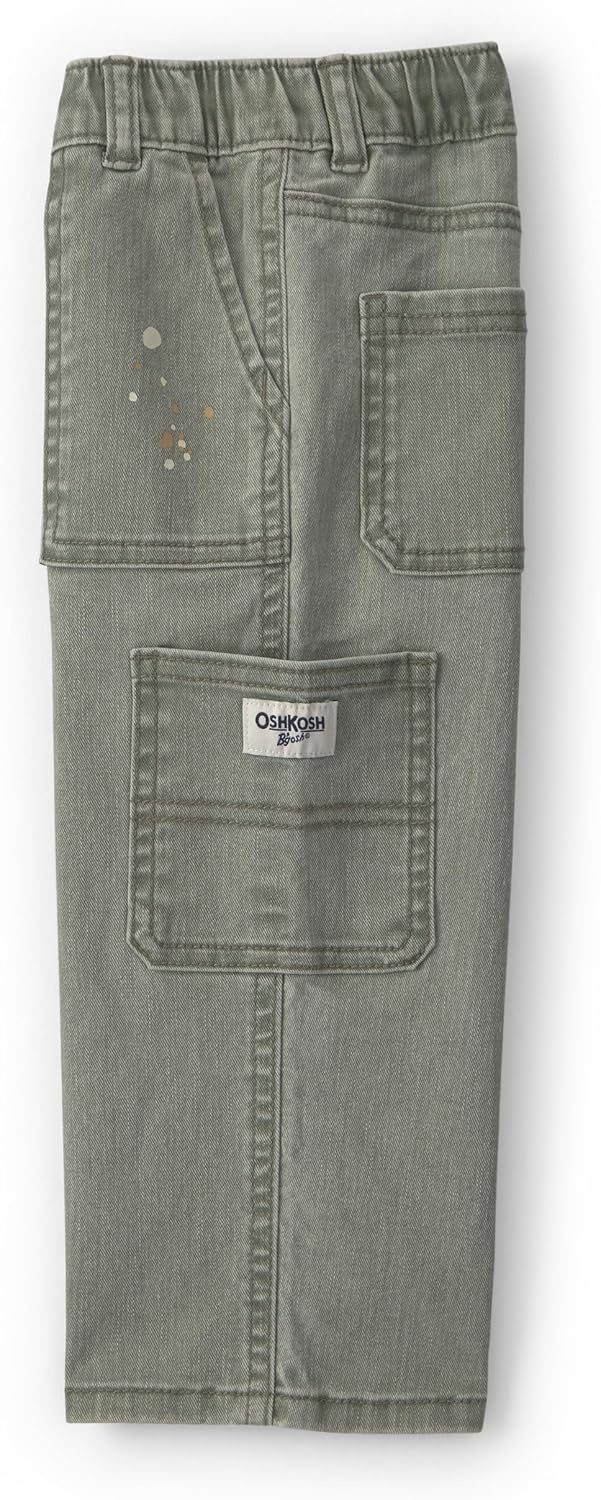 image:imageOshKosh BGosh Boys Twill Pullon JoggersLight Olive Green