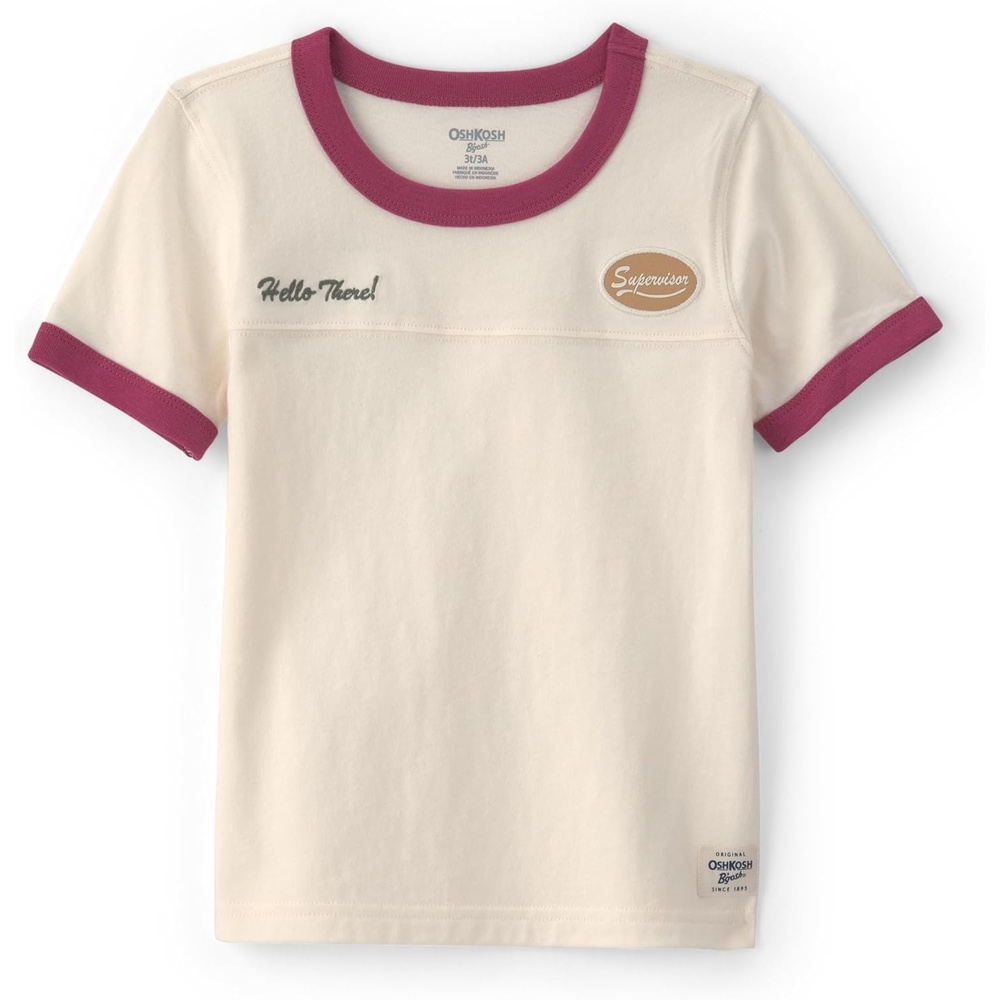 image:imageOshKosh BGosh Boy Graphic Tee Cream 2T