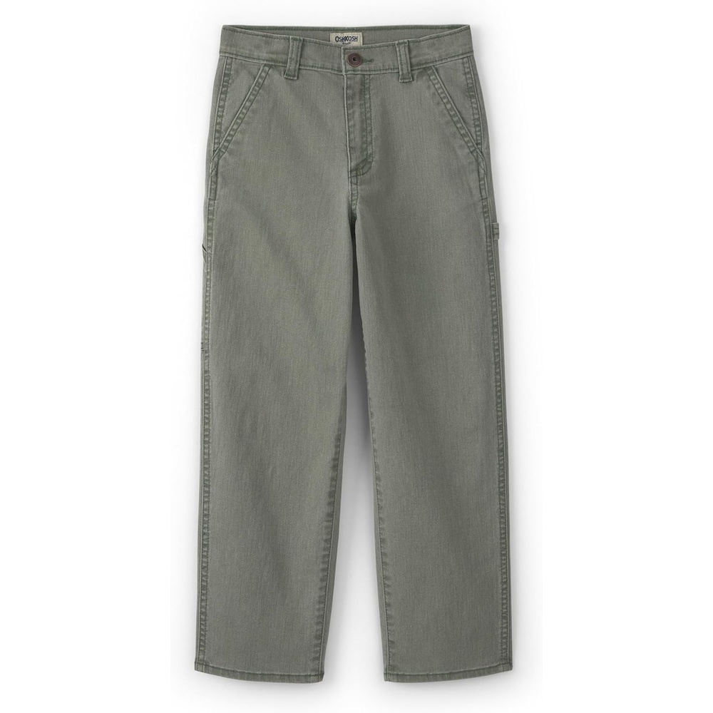 image:imageOshKosh BGosh Boys Slim Stretch Chino PantsOlive Green
