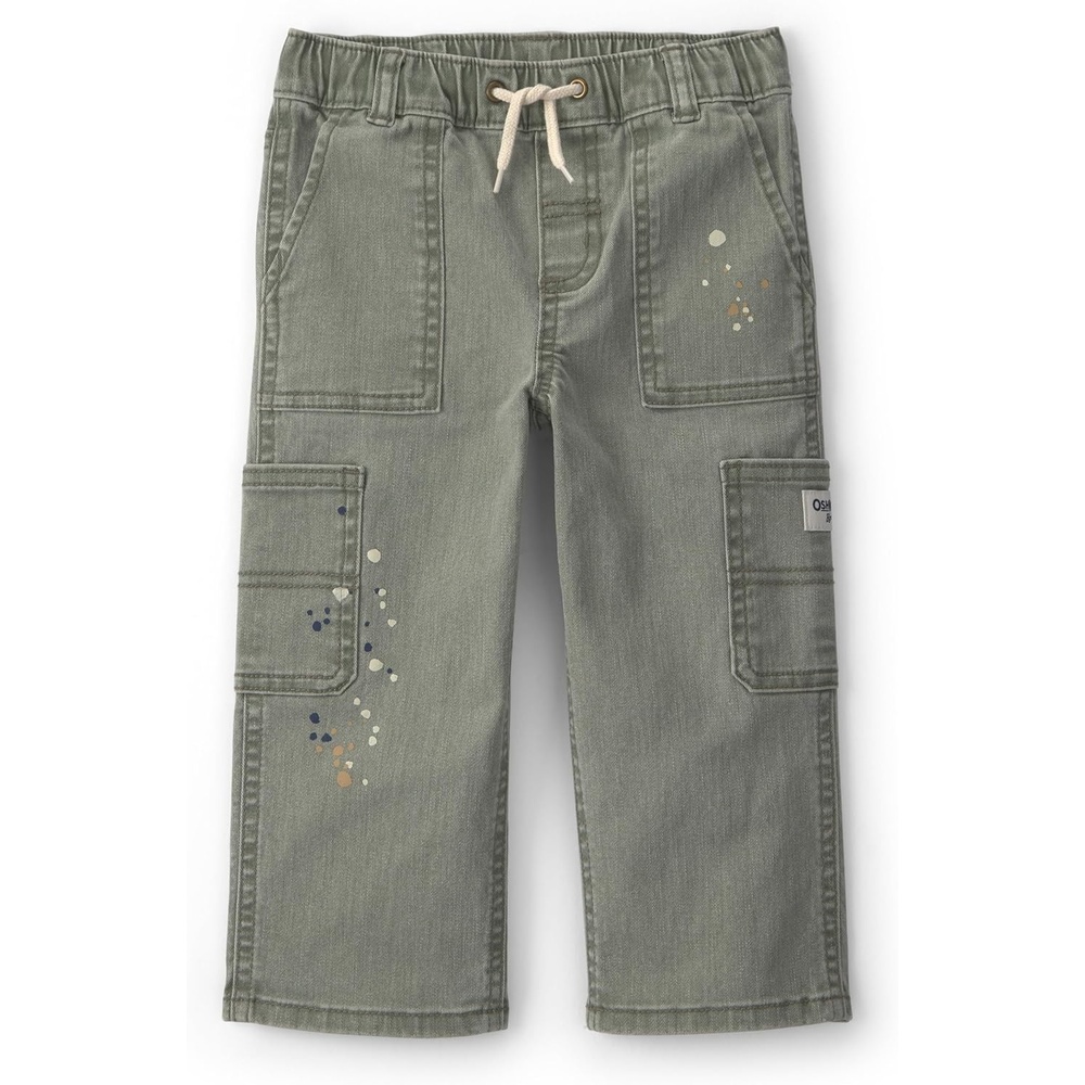 image:imageOshKosh BGosh Boys Twill Pullon JoggersLight Olive Green
