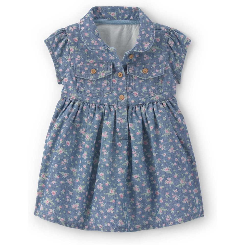 image:imageOshKosh BGosh Girls DressBlue Denim Floral