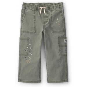 OshKosh B’Gosh Boys Twill Pull-on Joggers(Light Olive Green)