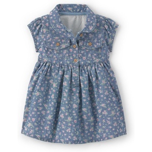 OshKosh B’Gosh Girls’ Dress(Blue Denim Floral)