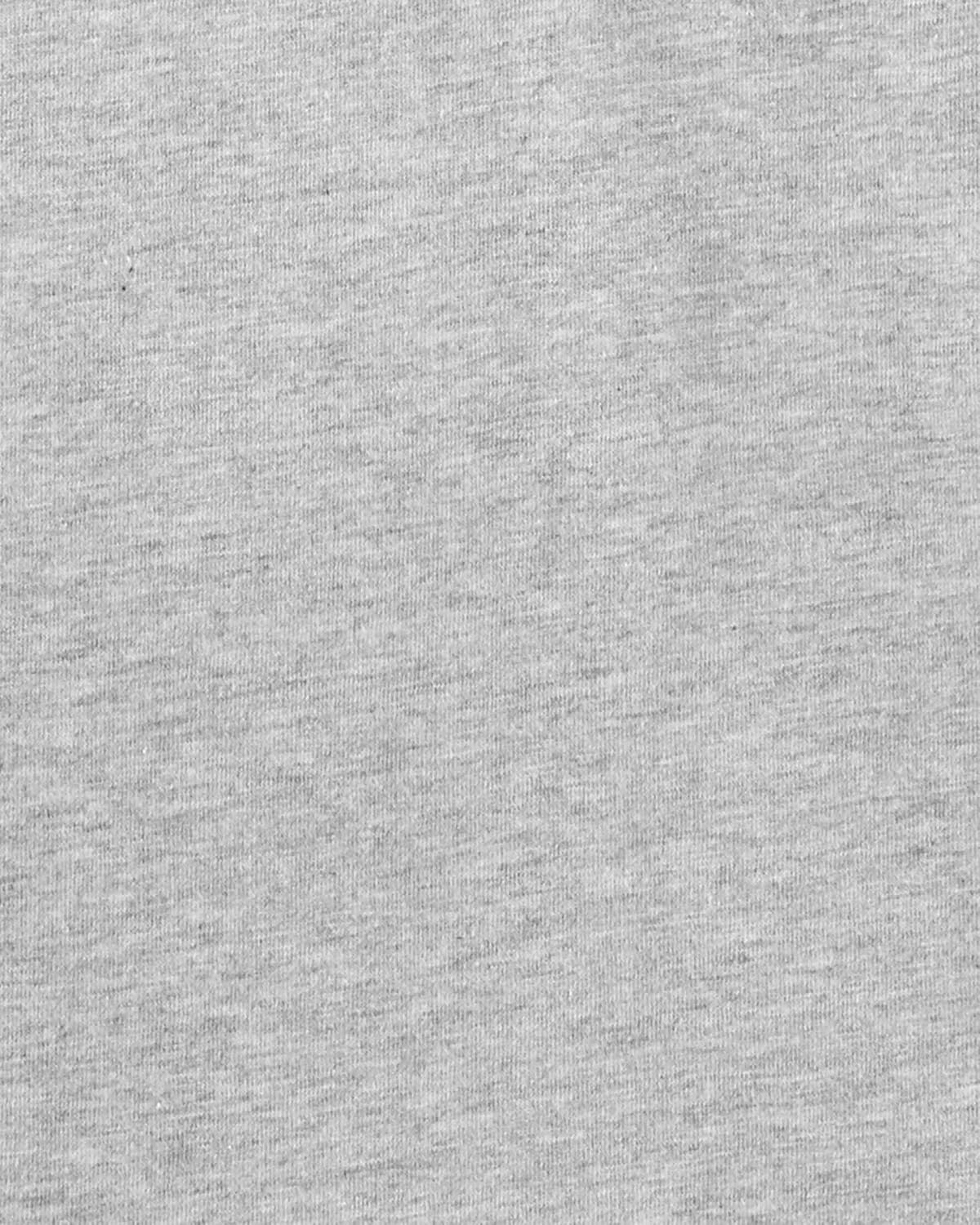 image:imageOSHKOSH BGOSH Boys Short Sleeve HenleyGrey HeatherMedium Grey Heather