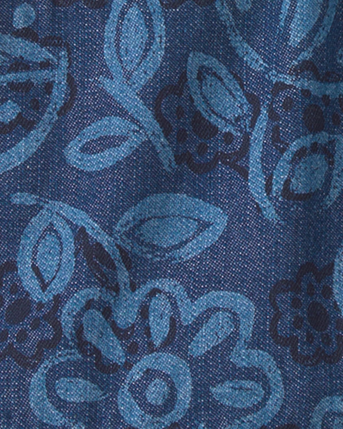 image:imageOshKosh BGosh Girls Denim ShortsNavy Blue Floral