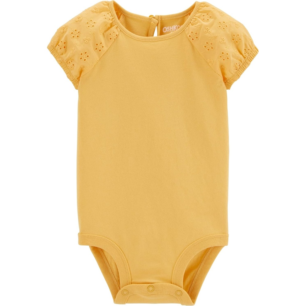image:imageOSHKOSH BGOSH Baby Girls Shortsleeve BodysuitDandy Lion Eyelet