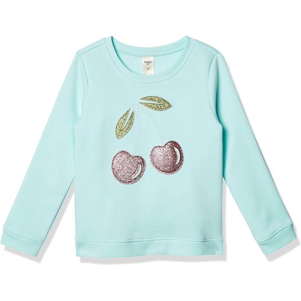 image:imageOSHKOSH BGOSH Girls Flip Sequin PulloverCherrry Glitter