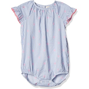 OSHKOSH B’GOSH Baby Girls’ Short-sleeve Bodysuit(Pinstripe)