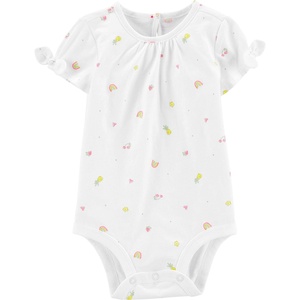 OSHKOSH B’GOSH Baby Girls’ Short-sleeve Bodysuit(Rainbows)