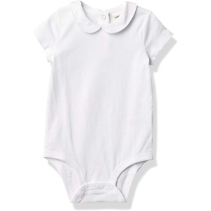 OSHKOSH B’GOSH Baby Girls’ Short-sleeve Bodysuit(White)