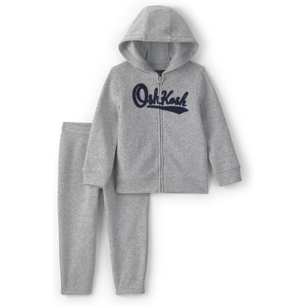 image:imageOSHKOSH BGOSH Baby Boys 2piece Logo SetsGrey Logo