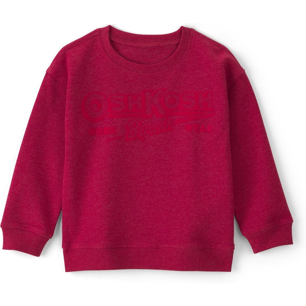 image:imageOSHKOSH BGOSH Baby Boys Pullover SweatshirtRed Solid