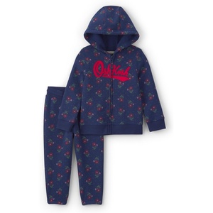 OSHKOSH B’GOSH Baby Girls’ 2-piece Logo Sets(Navy Floral)