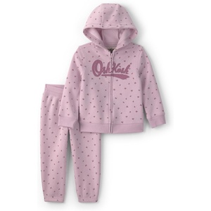 OSHKOSH B’GOSH Baby Girls’ 2-piece Logo Sets(Pink Floral)