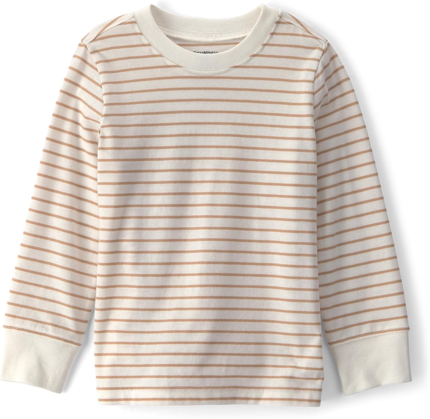 image:imageOSHKOSH BGOSH Baby Boys 2piece Overall SetsBrown Ivory Stripe