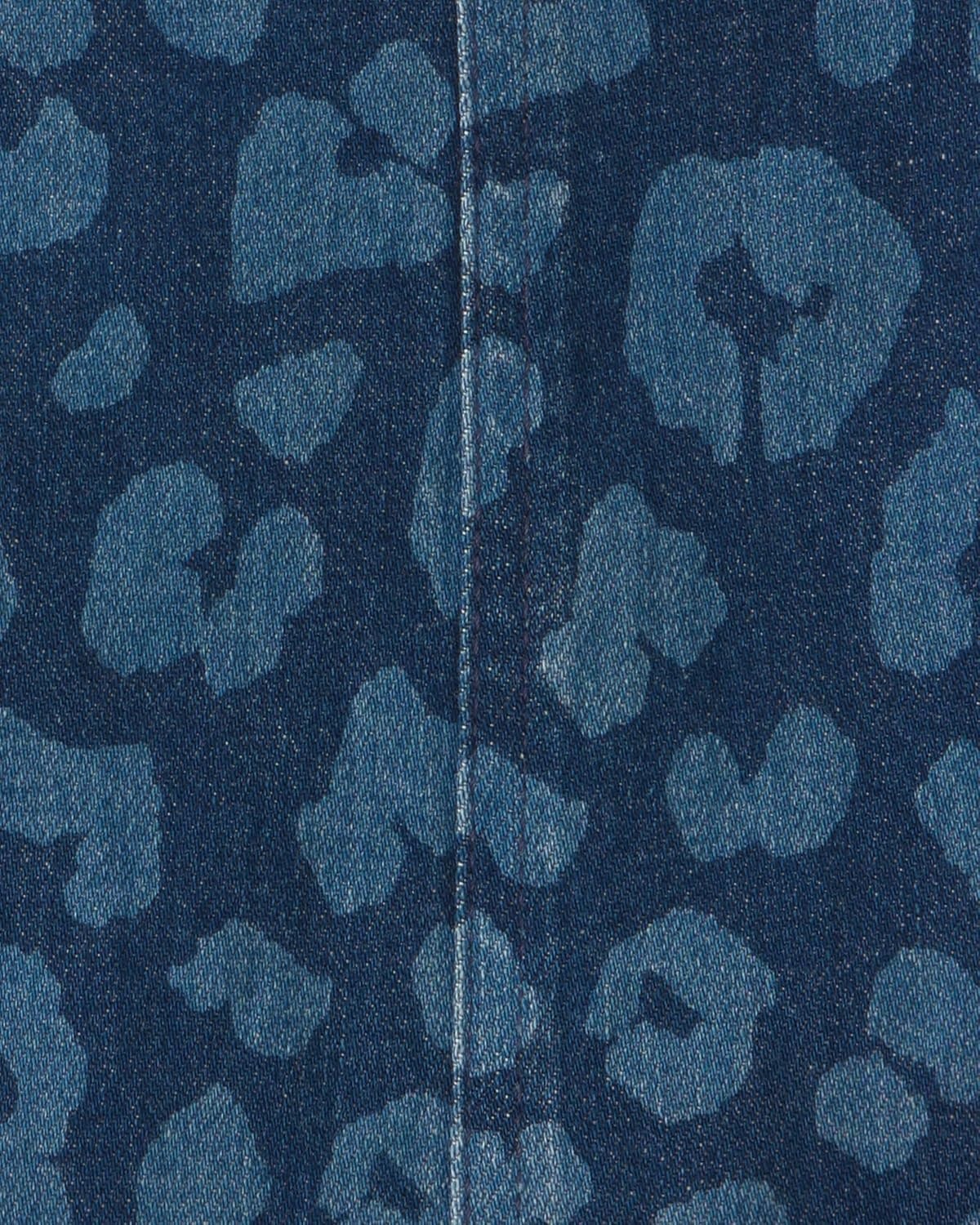 image:imageOSHKOSH BGOSH Baby Girls Dress SetBlue Dark Wash Chettah Print