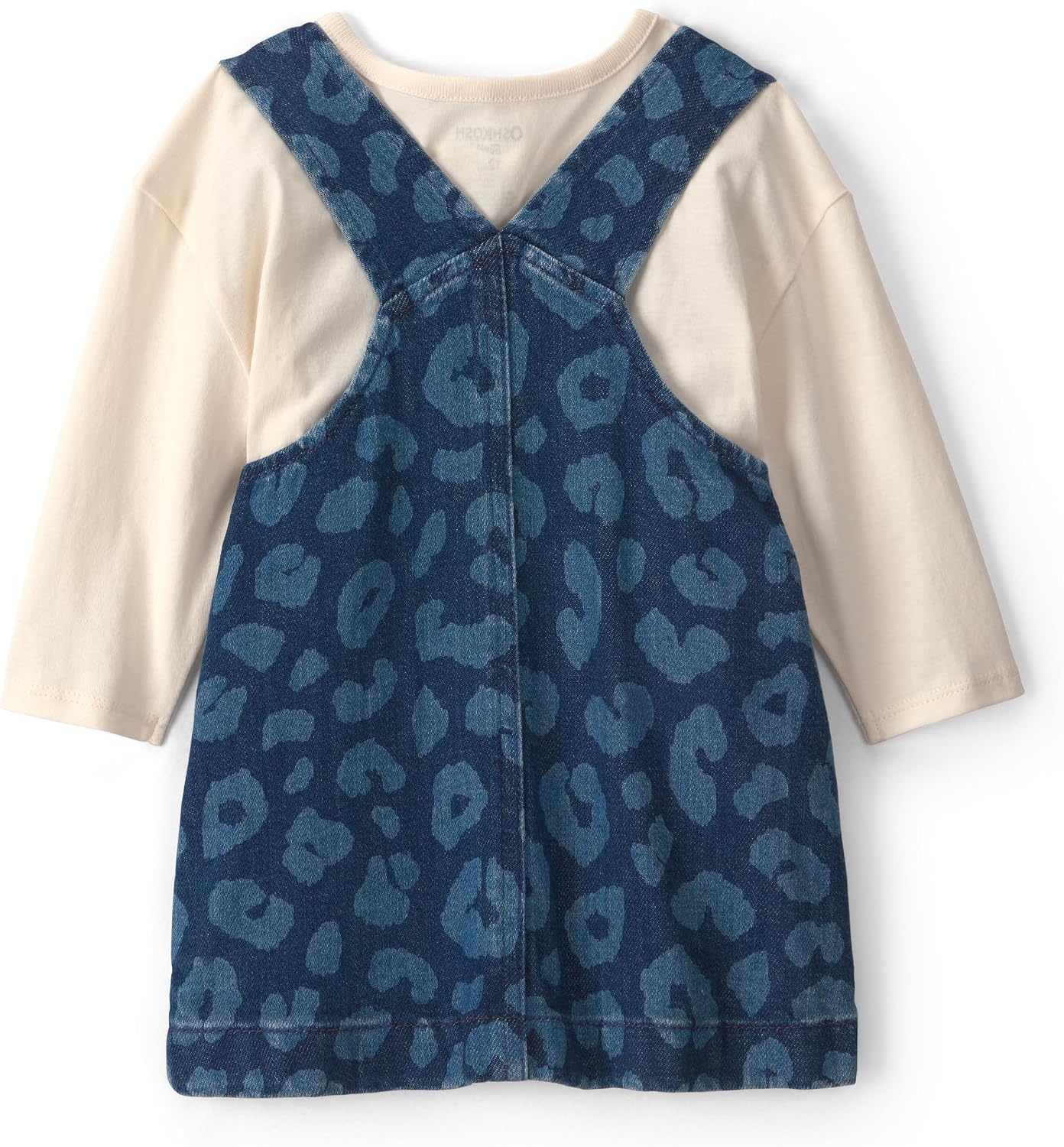 image:imageOSHKOSH BGOSH Baby Girls Dress SetBlue Dark Wash Chettah Print