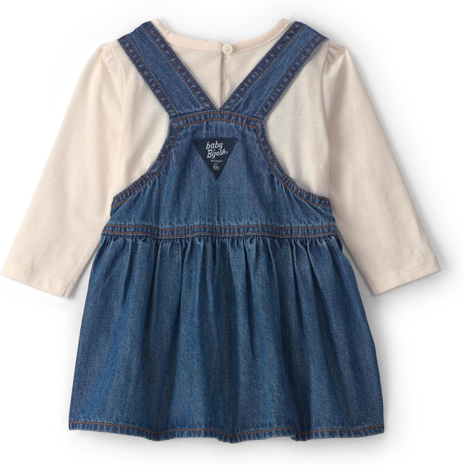 image:imageOSHKOSH BGOSH Baby Girls Dress SetBlue Denim Light Wash