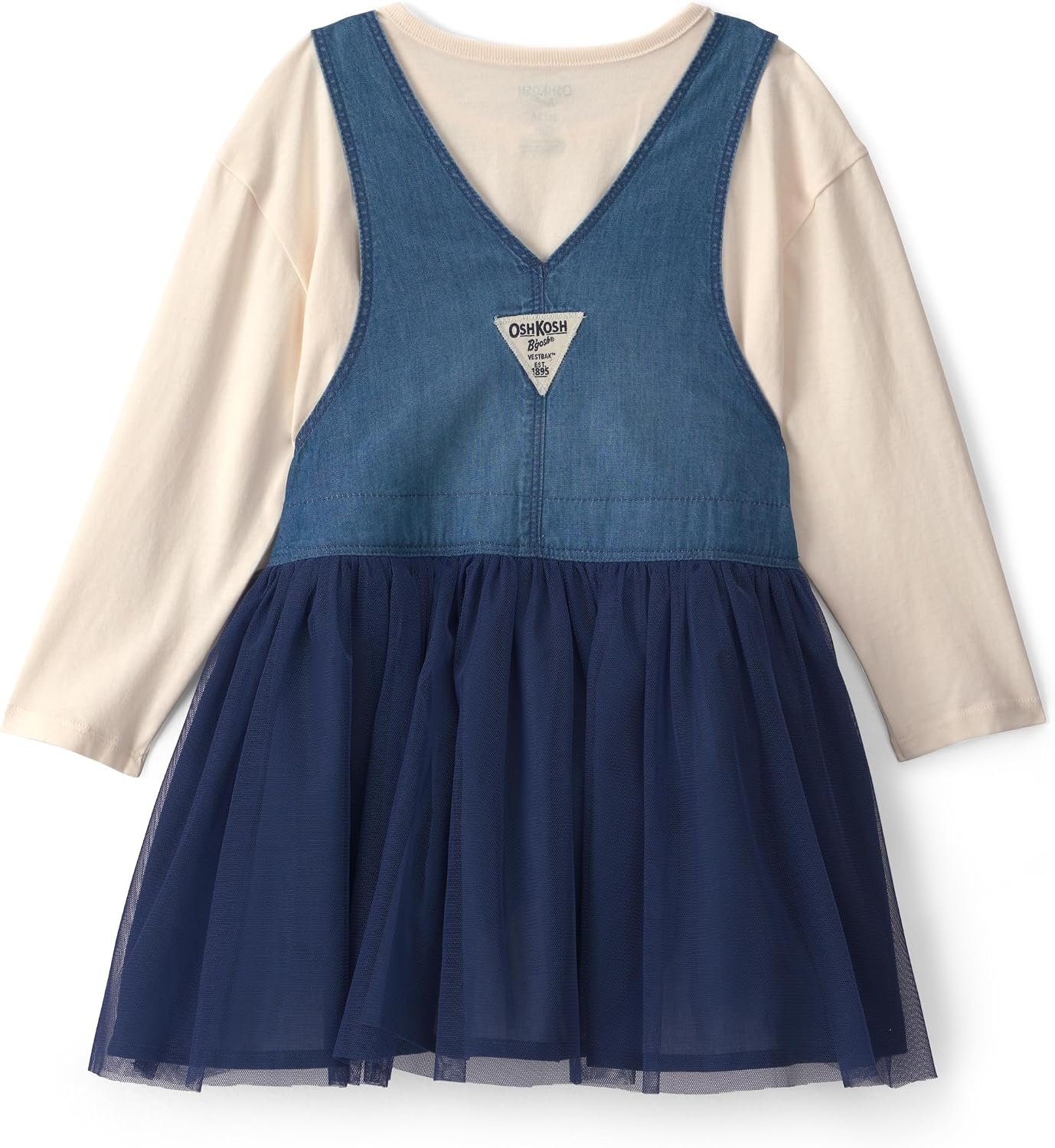 image:imageOSHKOSH BGOSH Baby Girls Dress SetBlue Navy Ivory
