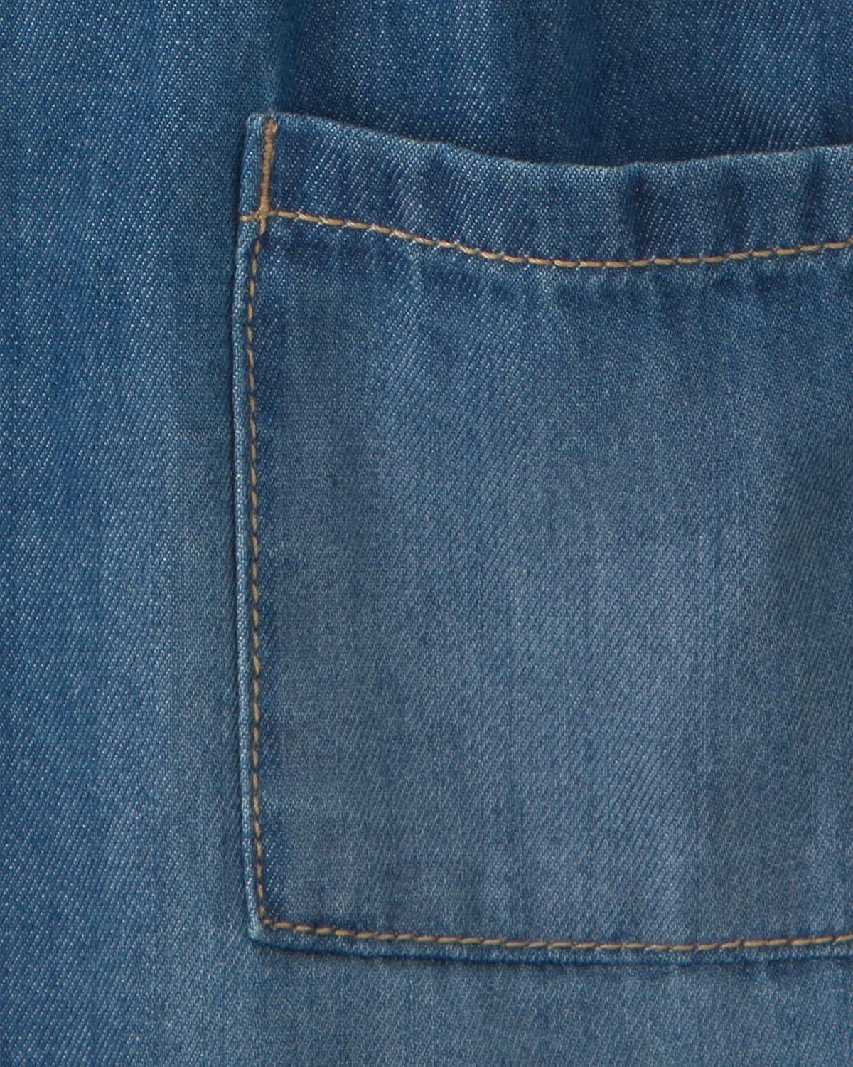 image:imageOshKosh BGosh Baby Girls Blue Denim DressBlue Denim Medium Wash