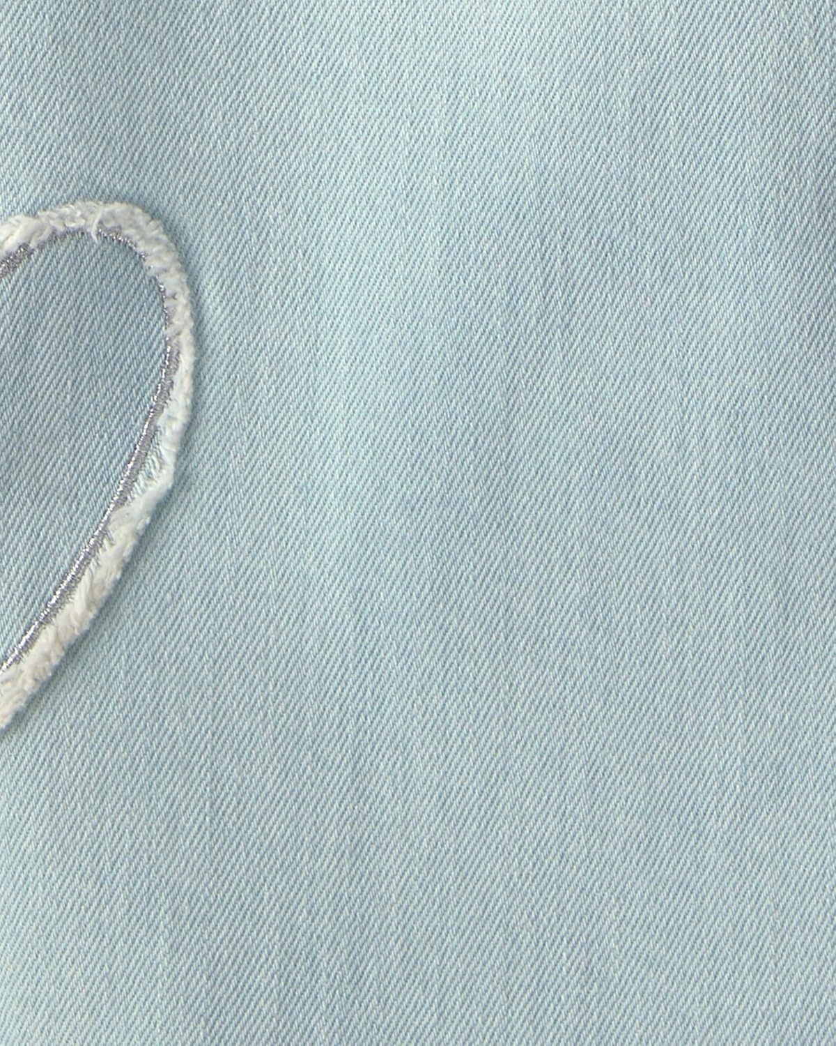 image:imageOshKosh BGosh Girls Fashion DenimBlue Light Wash Heart Patch