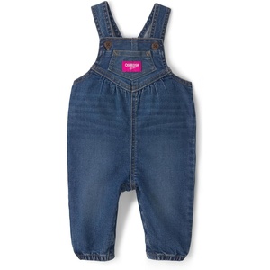 OSHKOSH B’GOSH Baby Girls’ World’s Best Overalls(Blue Denim Medium Wash)