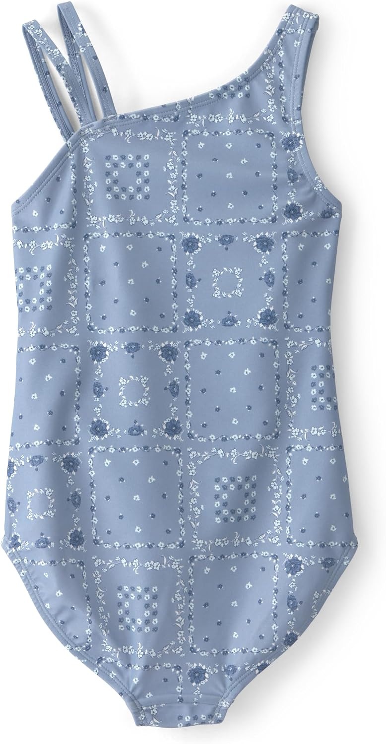 image:imageOshKosh BGosh Girls Onepiece SwimsuitBlueWhite Bandana