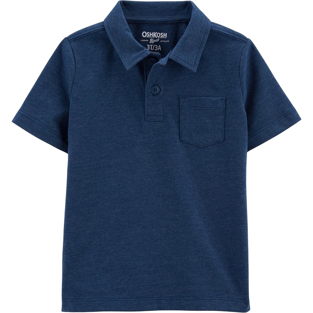 image:imageOshKosh BGosh Boys Short Sleeve PoloBlue Cadet