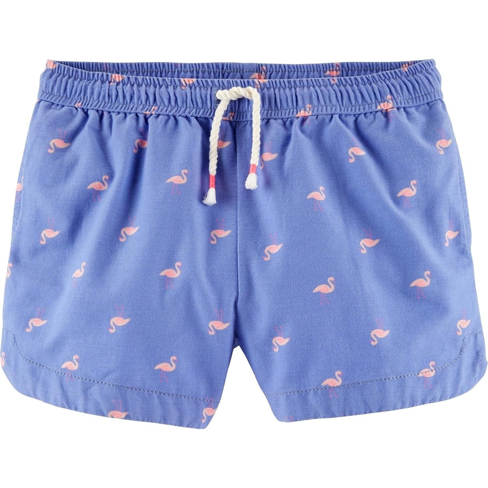 image:imageOshKosh BGosh Girls Pullon ShortsBlue Flamingo