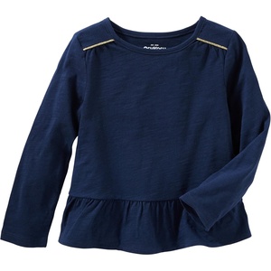 OshKosh B’Gosh Girls’ Long-Sleeve Knit Top(Navy)