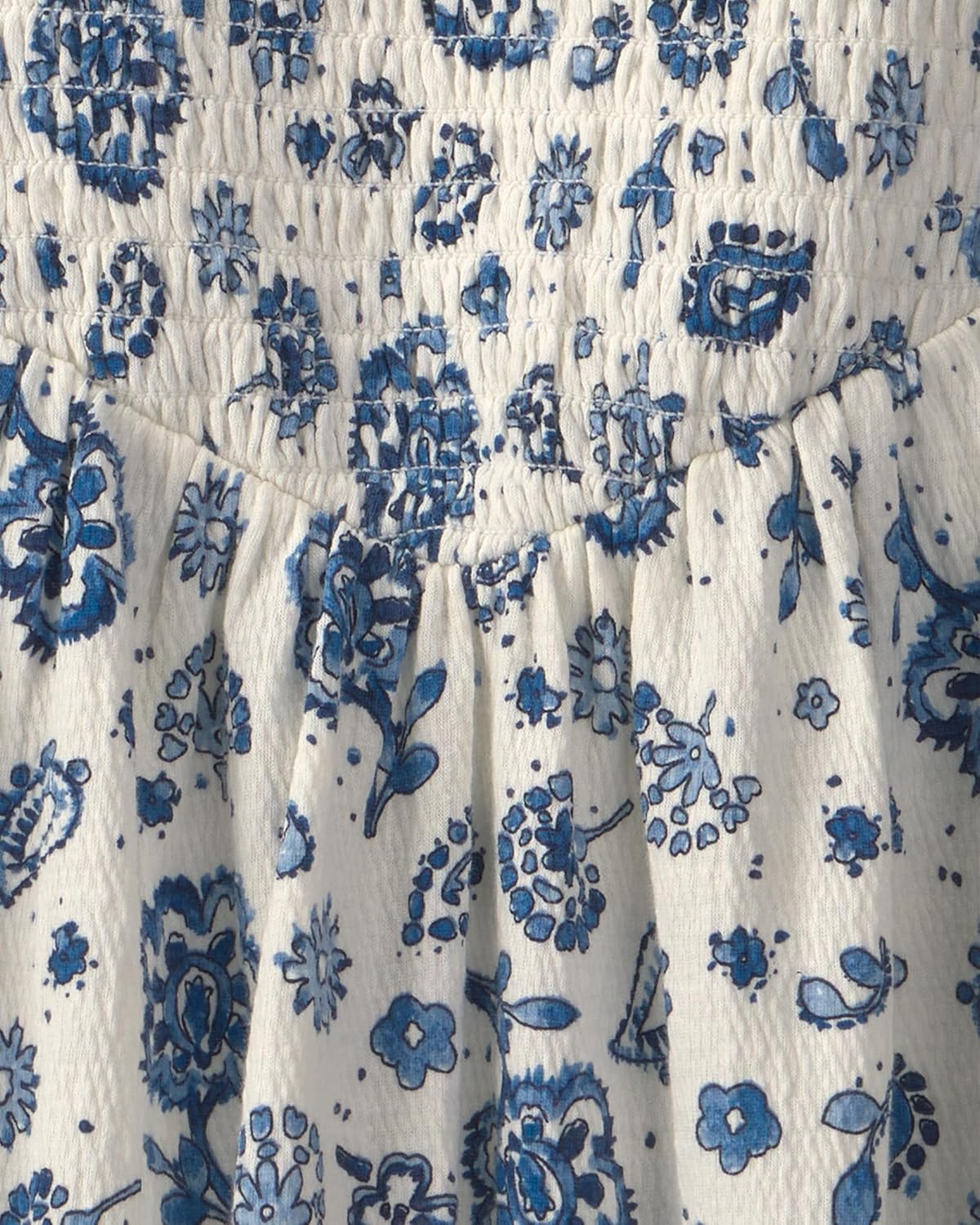 image:imageOshKosh BGosh Baby Girls DressWhiteBlue Paisley