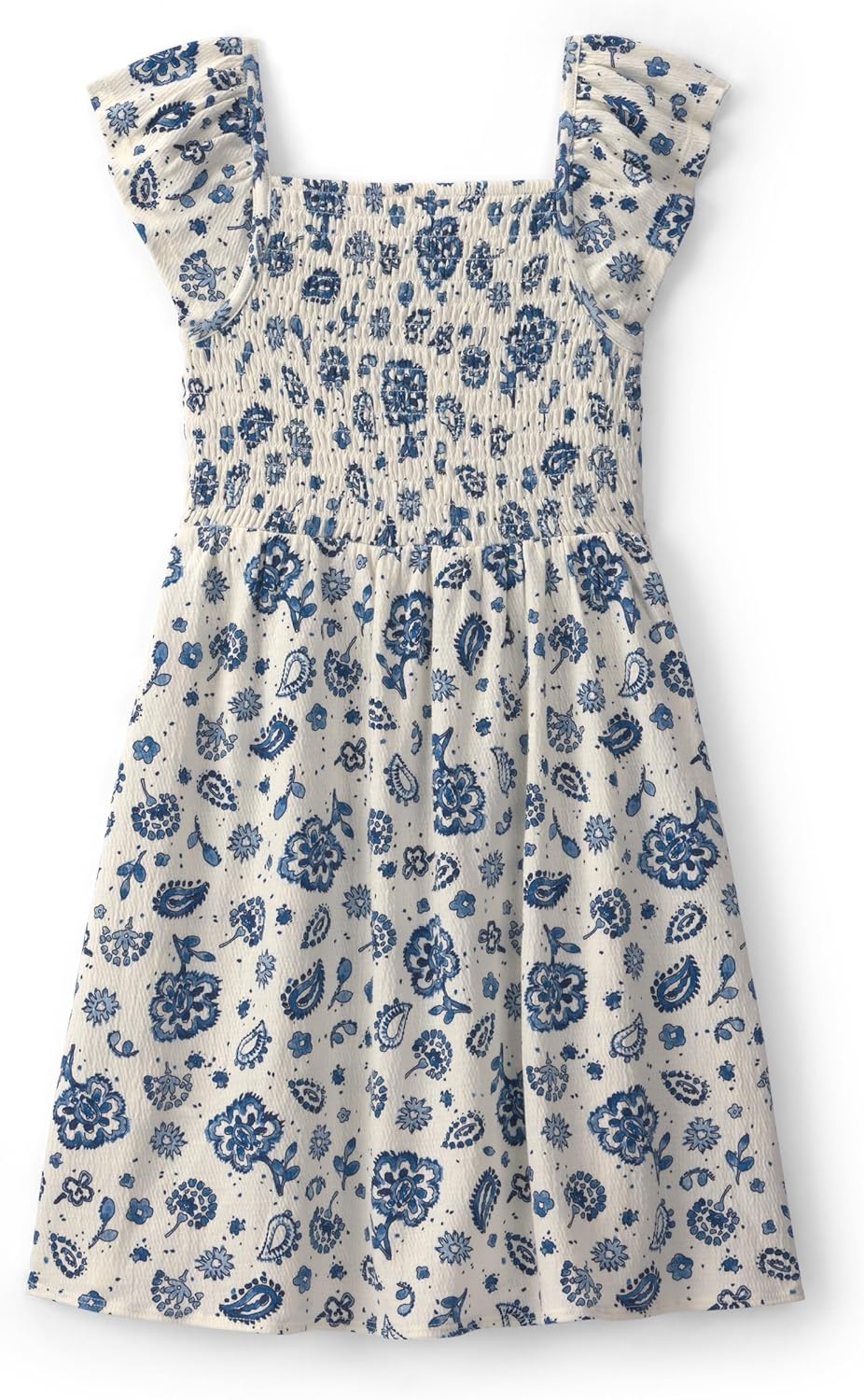 image:imageOshKosh BGosh Baby Girls DressWhiteBlue Paisley