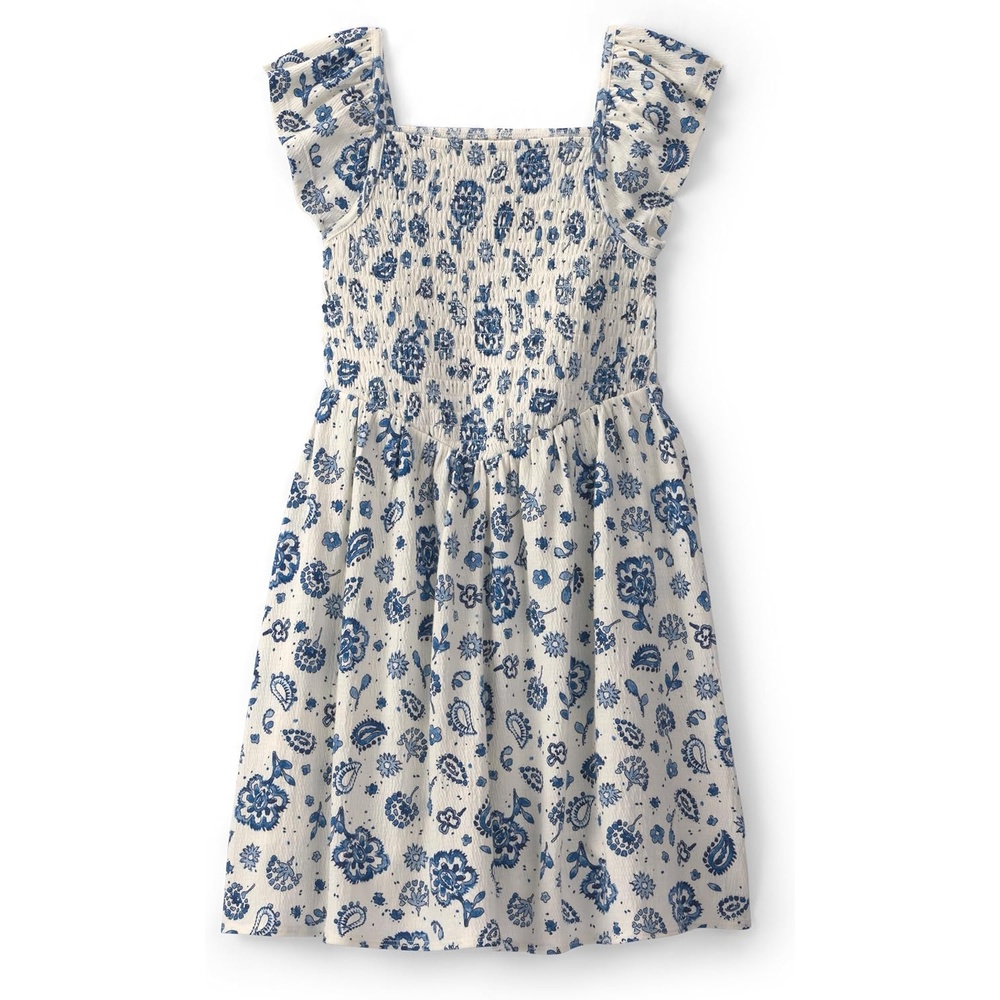 image:imageOshKosh BGosh Baby Girls DressWhiteBlue Paisley