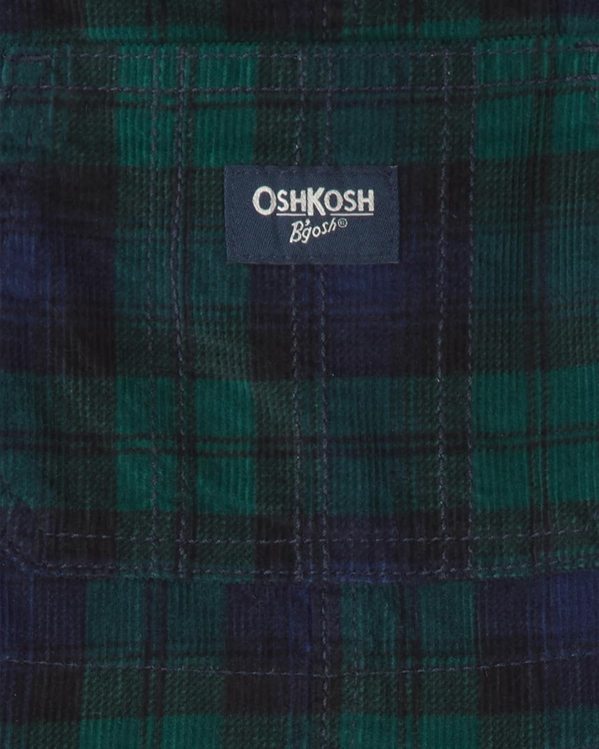 image:imageOSHKOSH BGOSH Baby Boys 2piece Overall SetsBlue Green Plaid