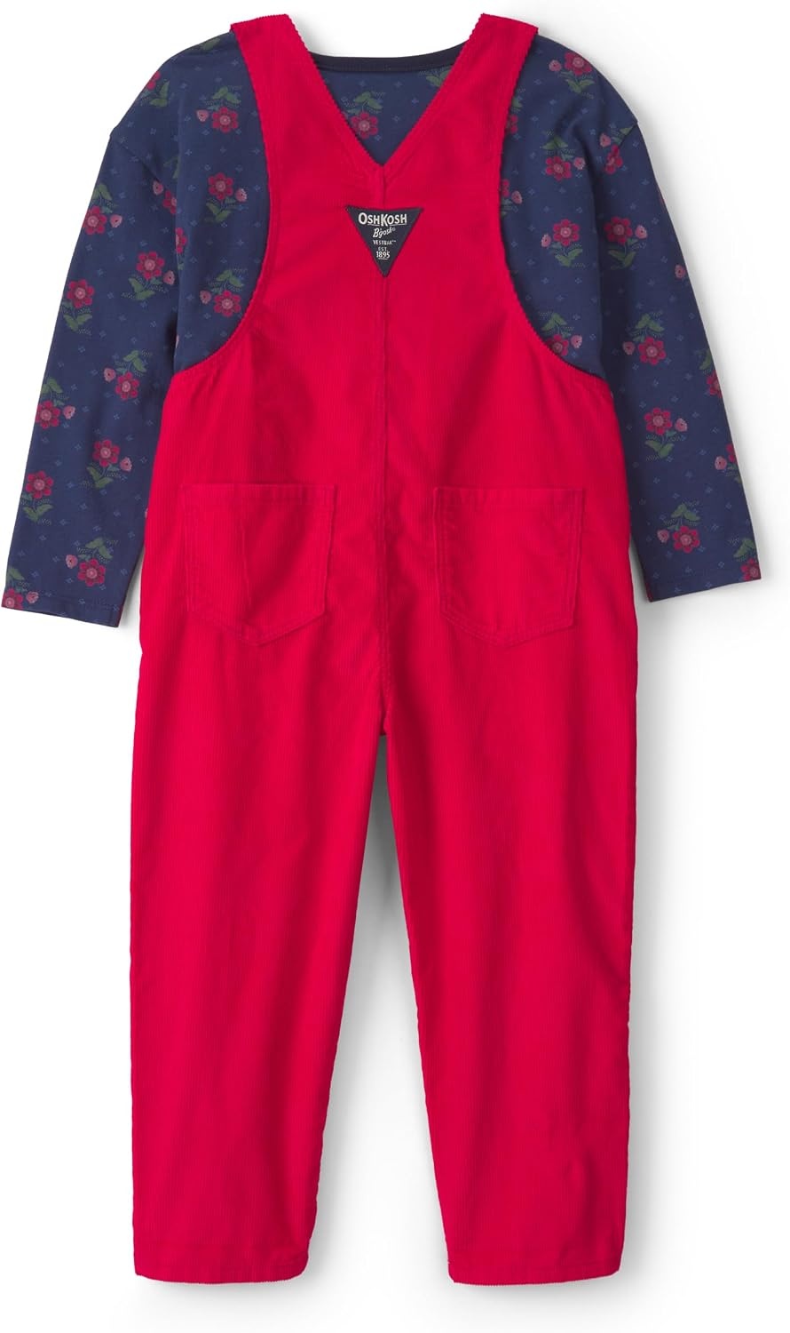 image:imageOSHKOSH BGOSH Baby Girls 2piece Overall SetsRed Blue Stripe
