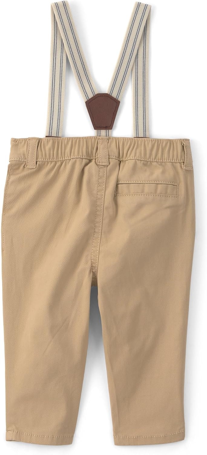 image:imageOshKosh BGosh Boy Suspenders Brown Khaki 9M