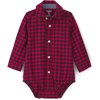Red Black Buffalo Check