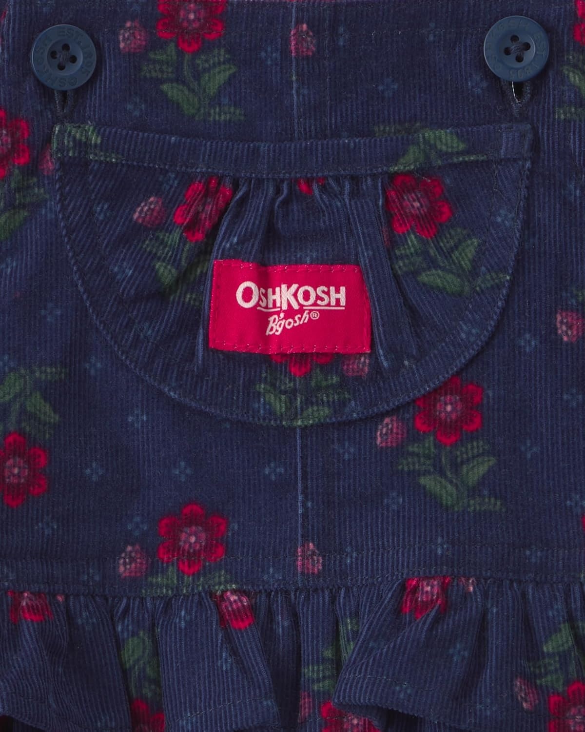 image:imageOSHKOSH BGOSH Baby Girls Dress SetNavy Red Floral